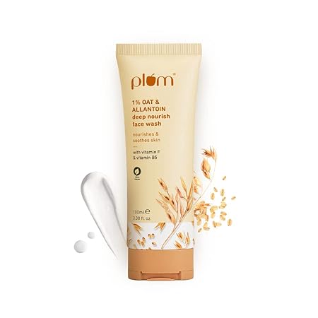 Plum 1% OAT and Allantoin Deep Nourish Facewash (100ml)
