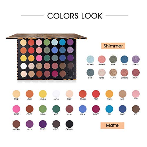 IMAGIC PROfessional Zebra Pattern 35 Colors Eyeshadow Palette