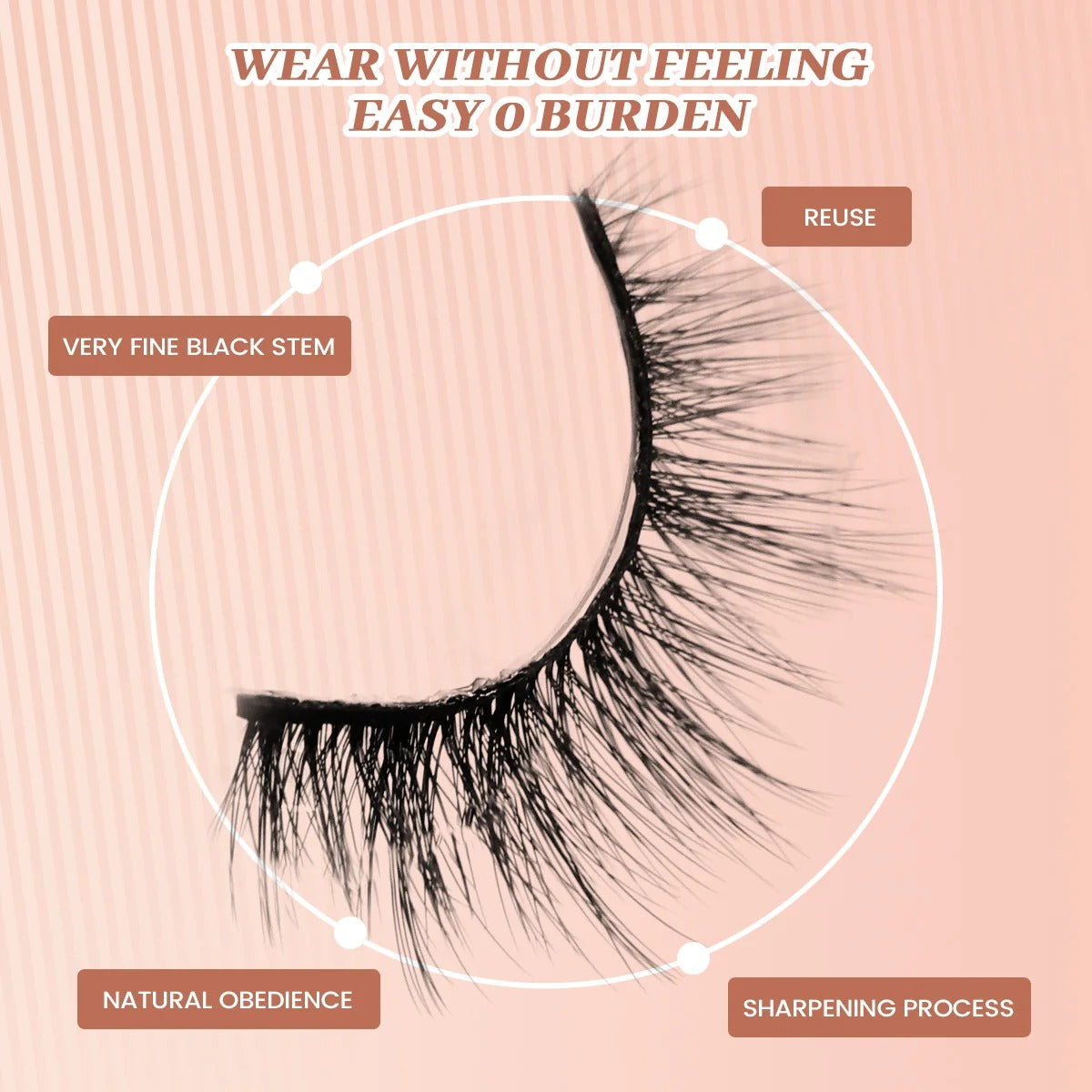 Imagic PROfessional Premium 3D Eyelashes 5 Pair (F02)
