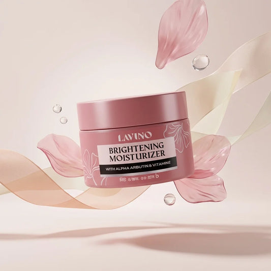 Lavino Brightening Moisturizer – with Alpha Arbutin & Vitamin E (50g)