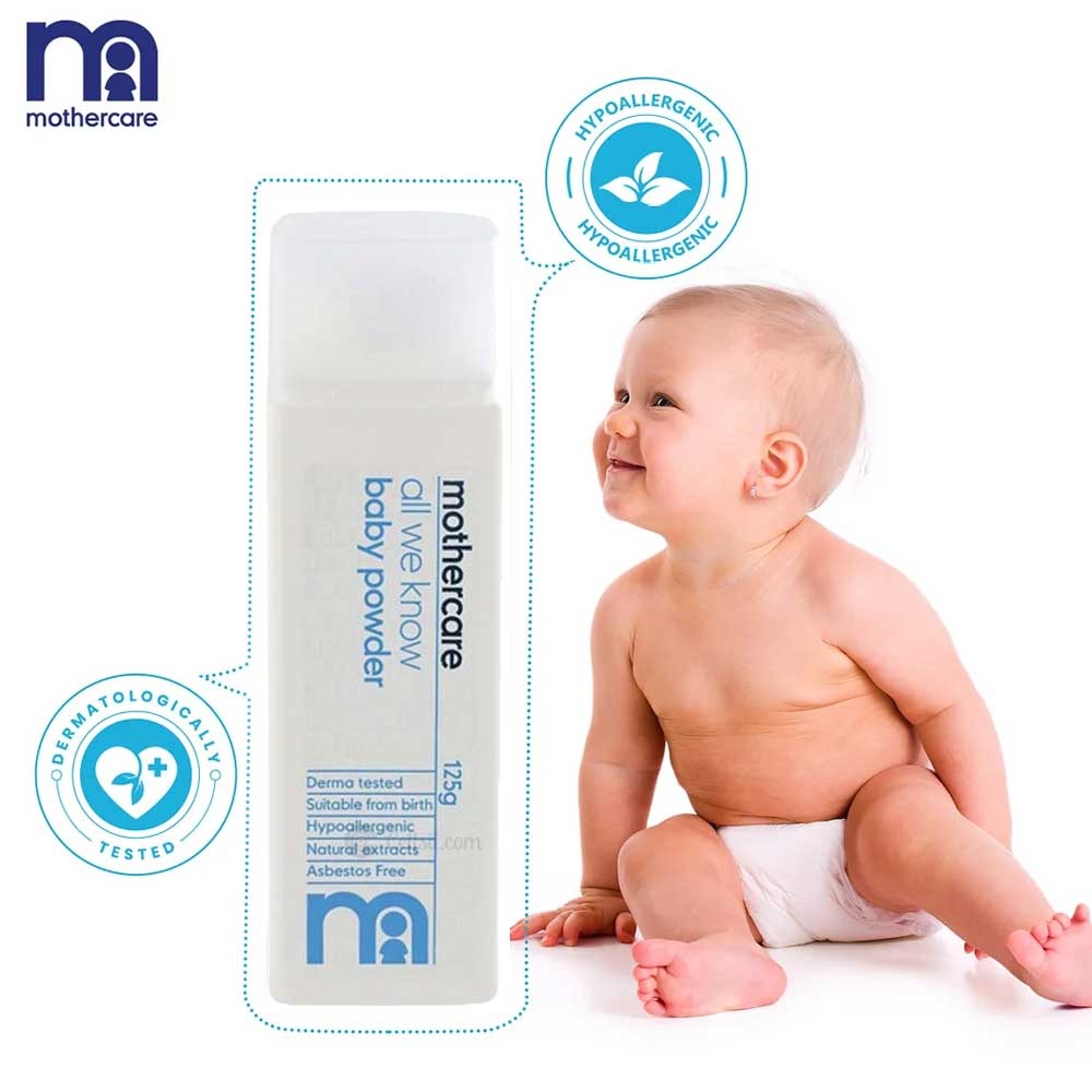 Mothercare All We Know Baby Powder (125g)
