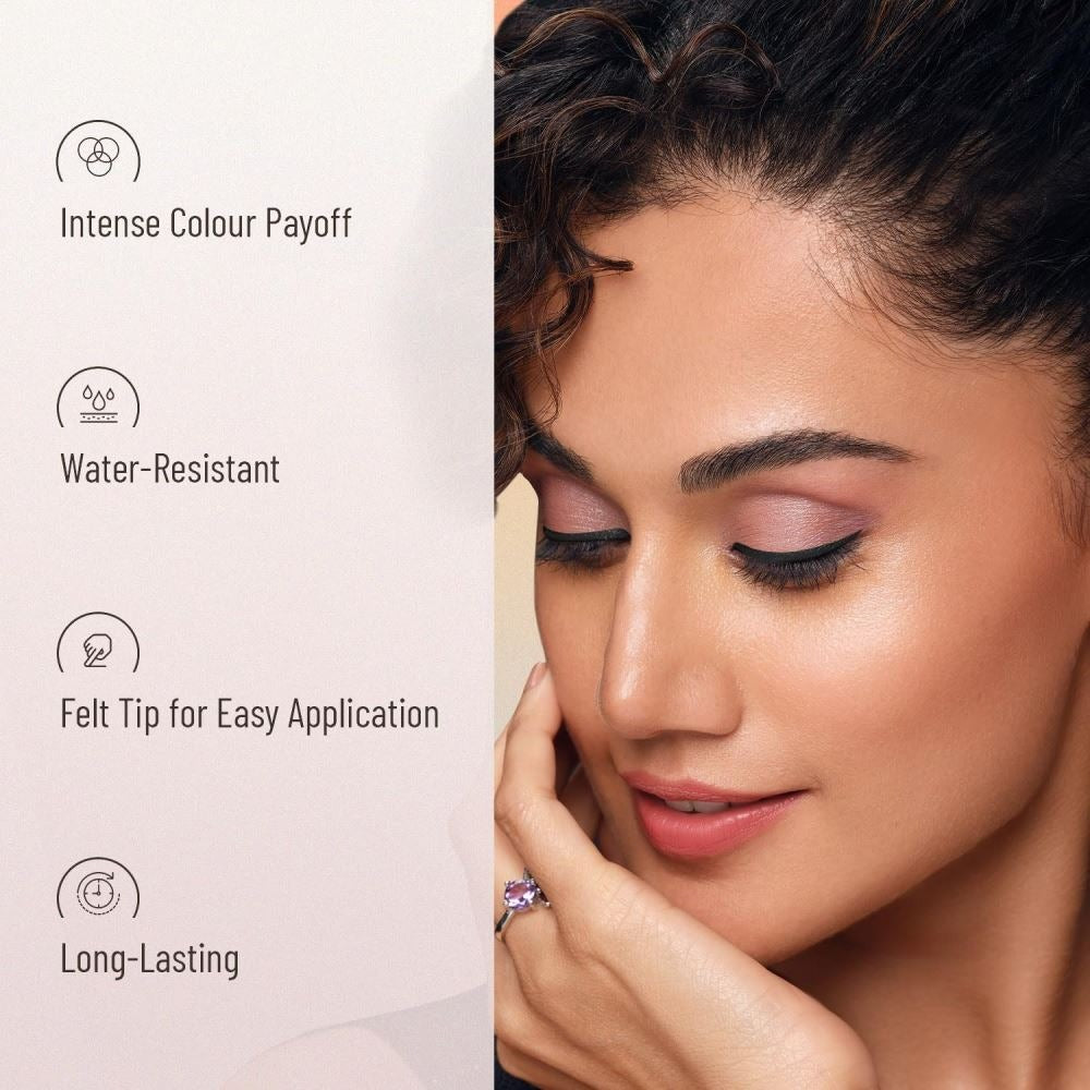 Swiss Beauty Jet Black Bold Felt Tip Eyeliner