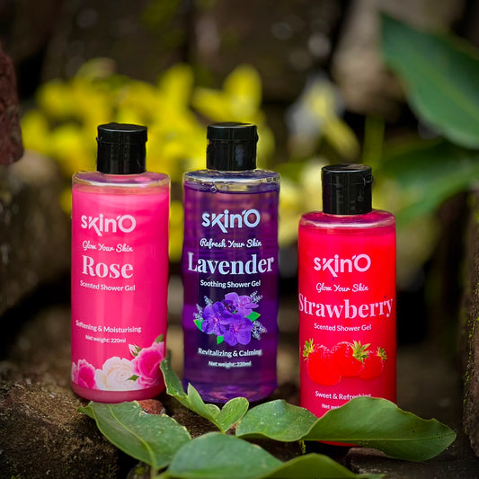 SkinO Glow Your Skin Strawberry Scented Shower Gel (220ml)