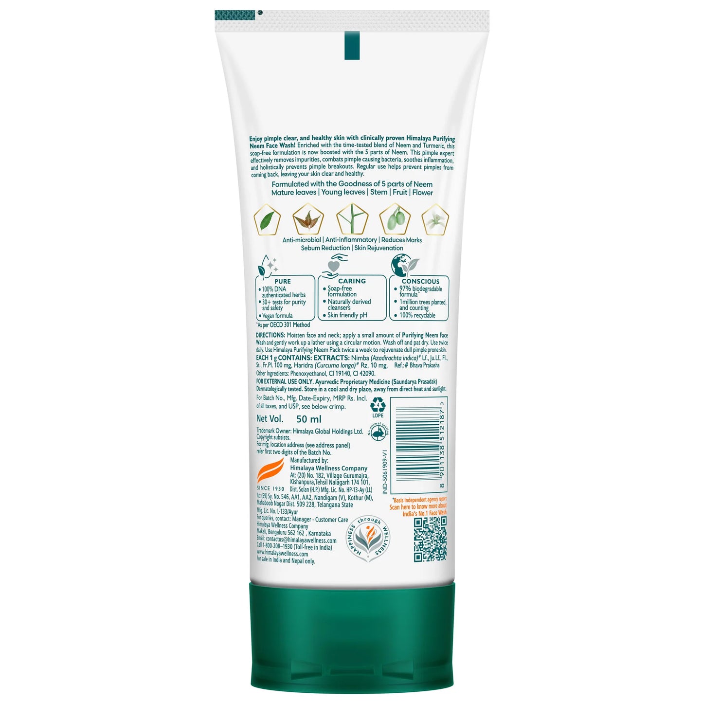 Himalaya Purifying Neem Face Wash