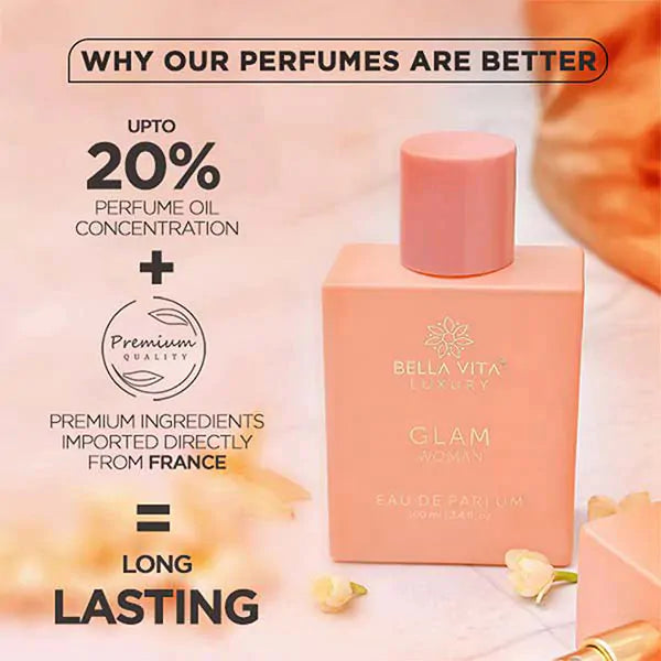 Bella Vita Glam Woman Perfume - Eau De Parfum (100ml)