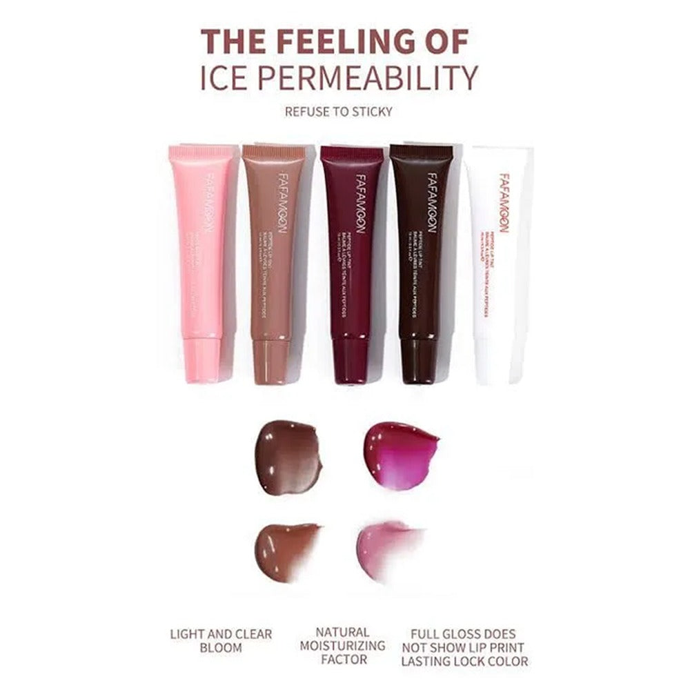 FAFAMOON Peptide Dark Brown Lip Tint  (10ml)