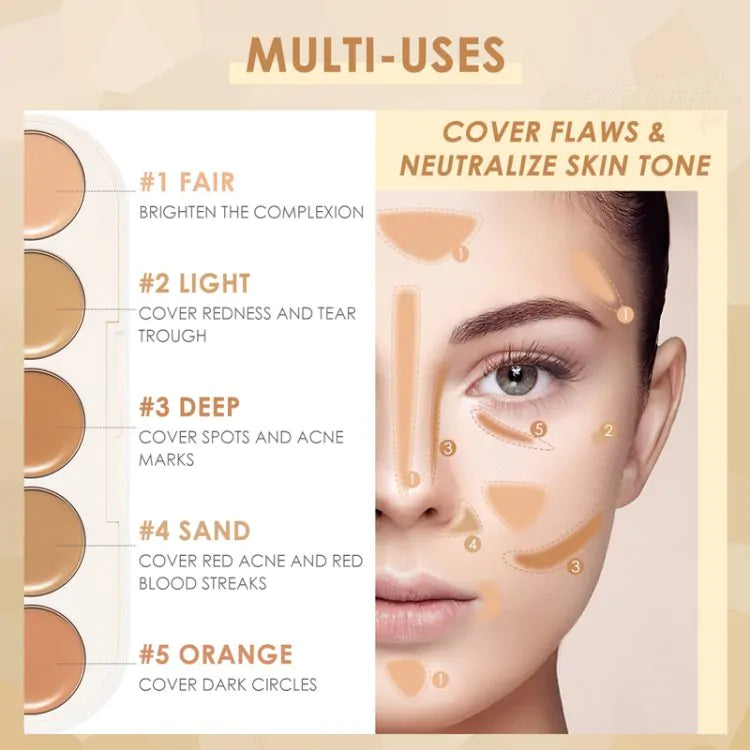 FA299 – Focallure Concealer Palette All In One(1.3gm)