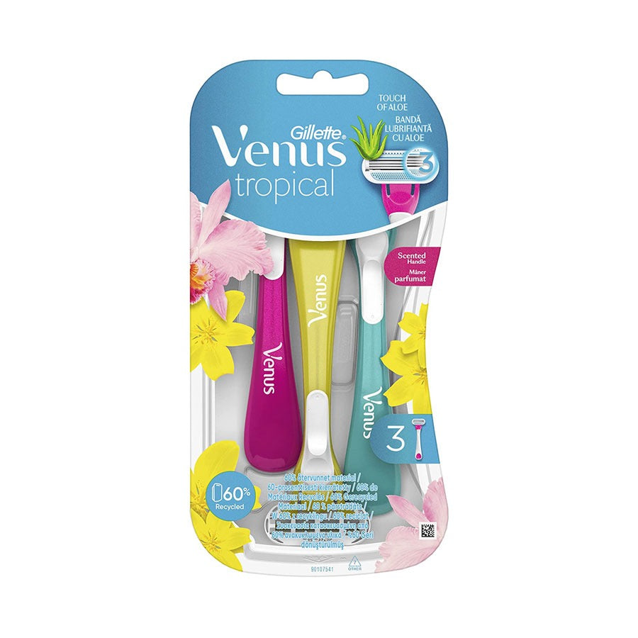 Gillette Venus Tropical Women's Razors 3pcs