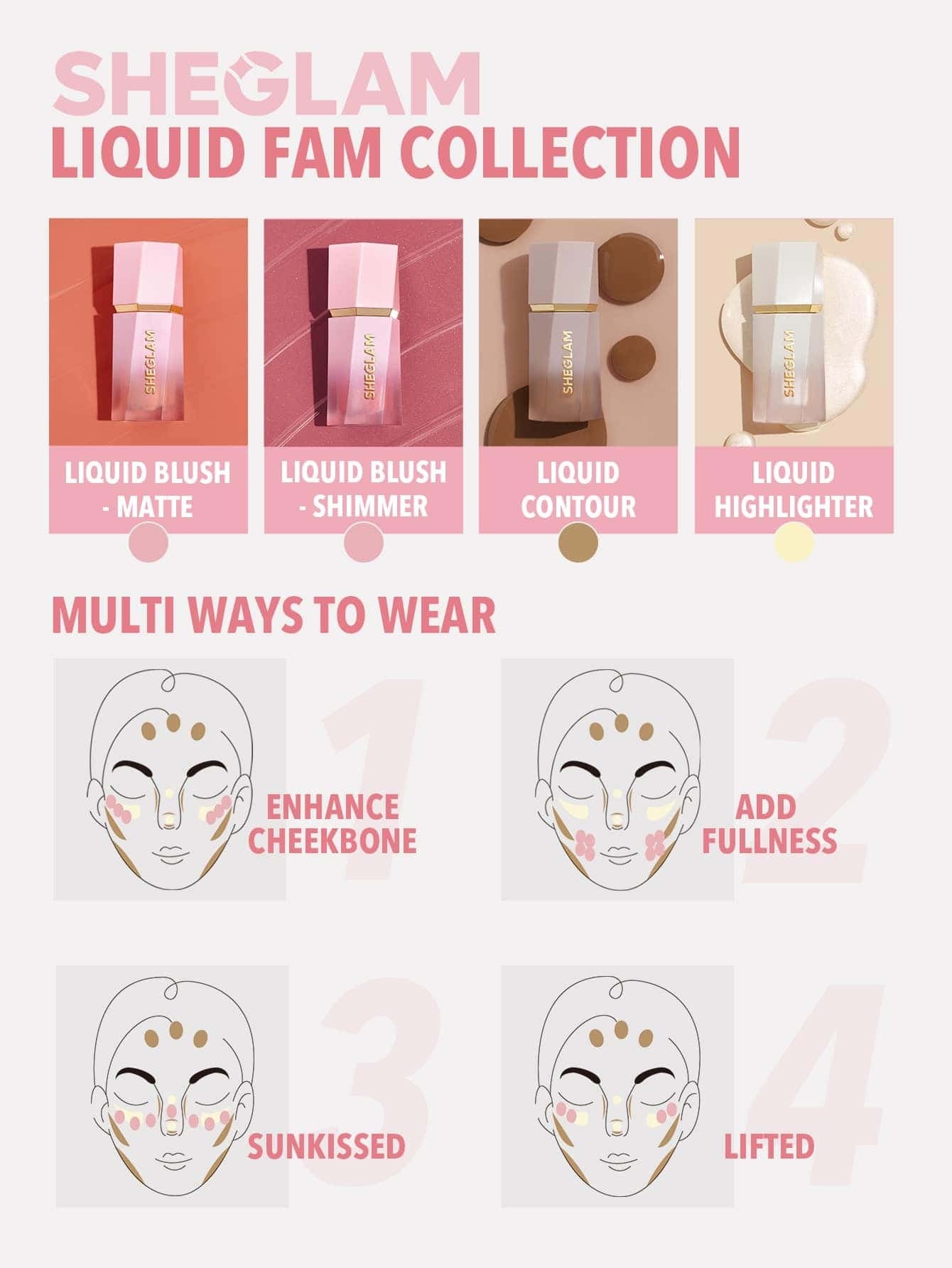Sheglam Glow Bloom Liquid Highlighter - Bellini Brunch