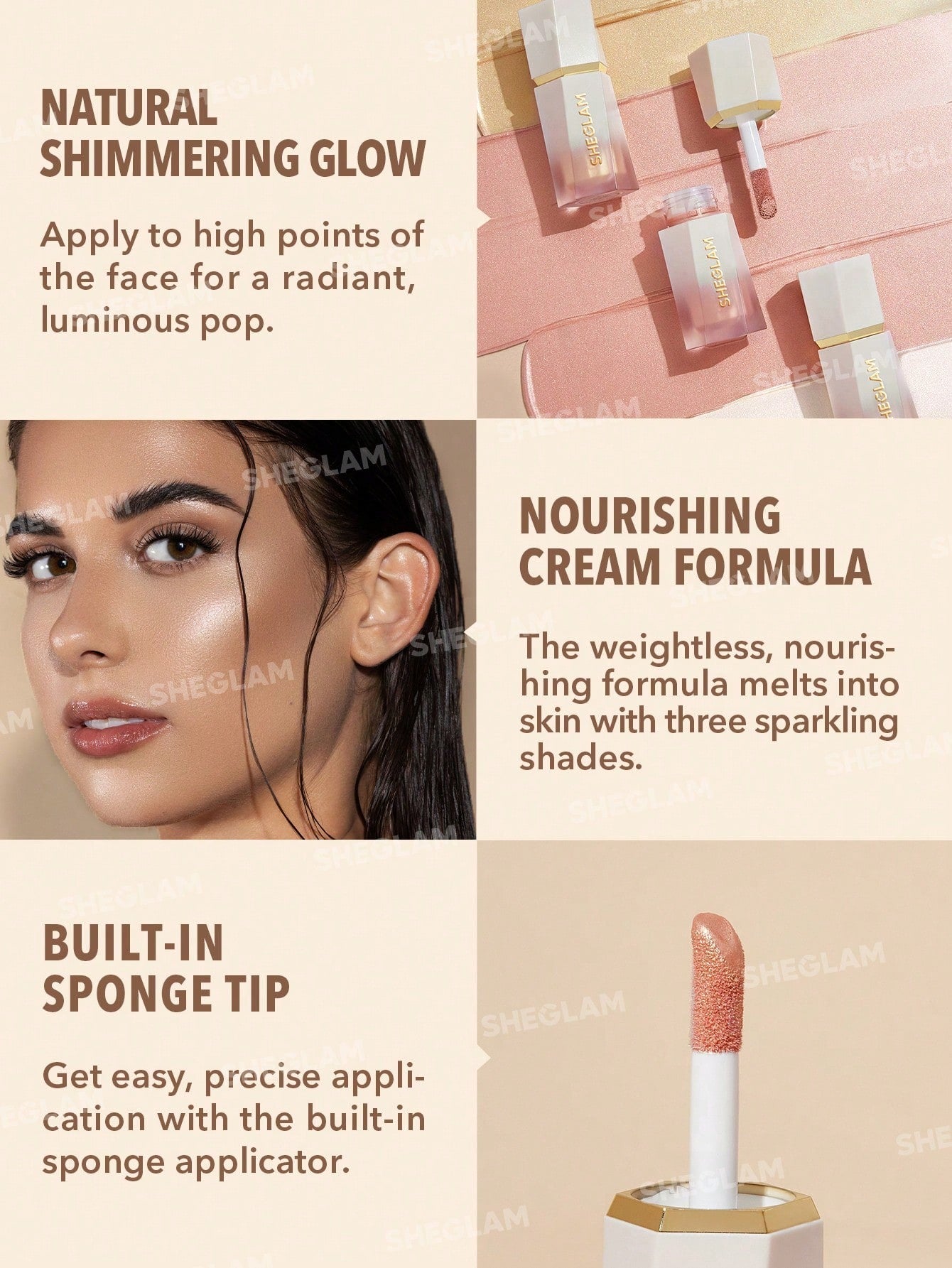 Sheglam Glow Bloom Liquid Highlighter - Bellini Brunch