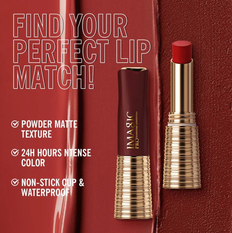 PROfessional Waterproof Long Lasting Matte Bullet Lipstick - Plum - 809#