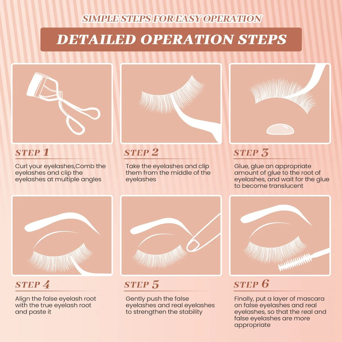 Imagic PROfessional Premium 3D Eyelashes 5 Pair (F02)