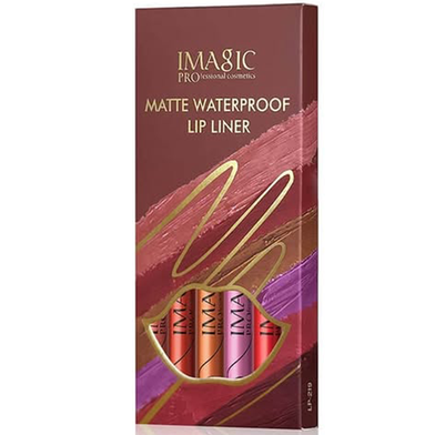 Imagic Matte Waterproof Lip Liner - 6 pcs
