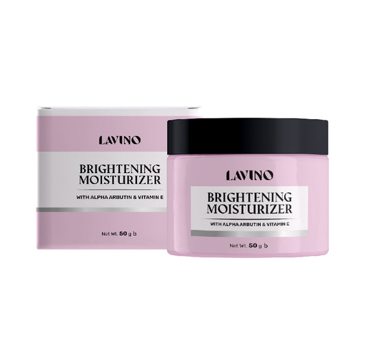 Lavino Brightening Moisturizer – with Alpha Arbutin & Vitamin E (50g)