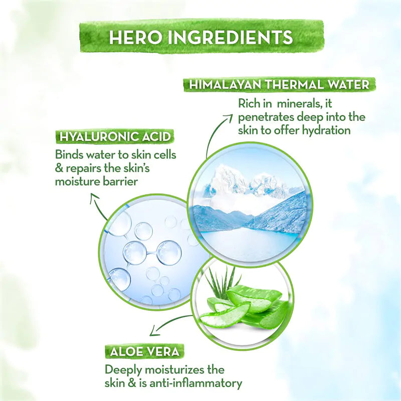 Mamaearth Aqua Glow Face Serum with Himalayan Thermal Water and Hyaluronic Acid (30ml)