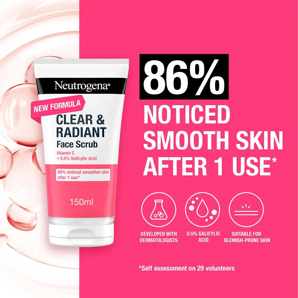 Neutrogena Clear & Radiant Daily Face Scrub
