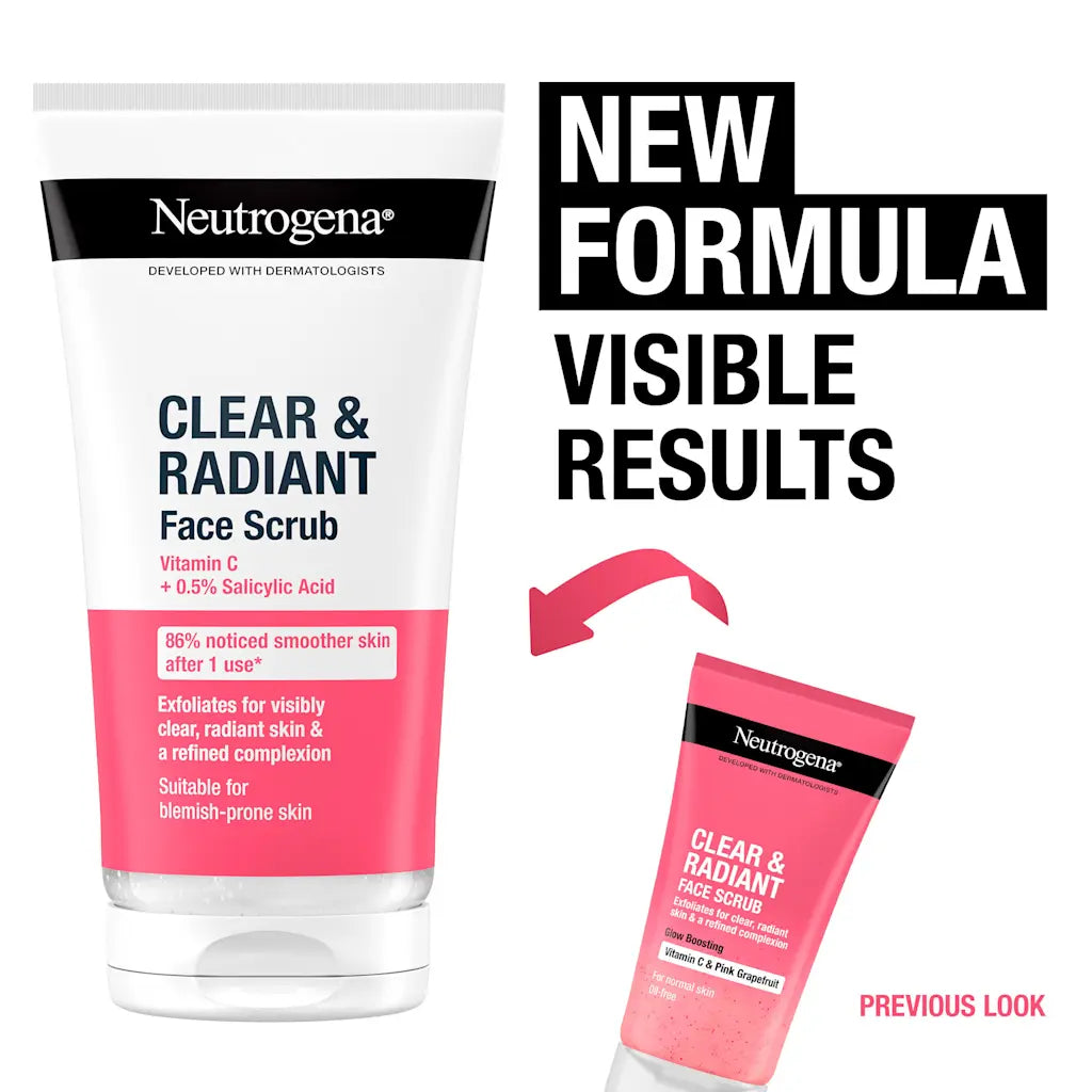 Neutrogena Clear & Radiant Daily Face Scrub