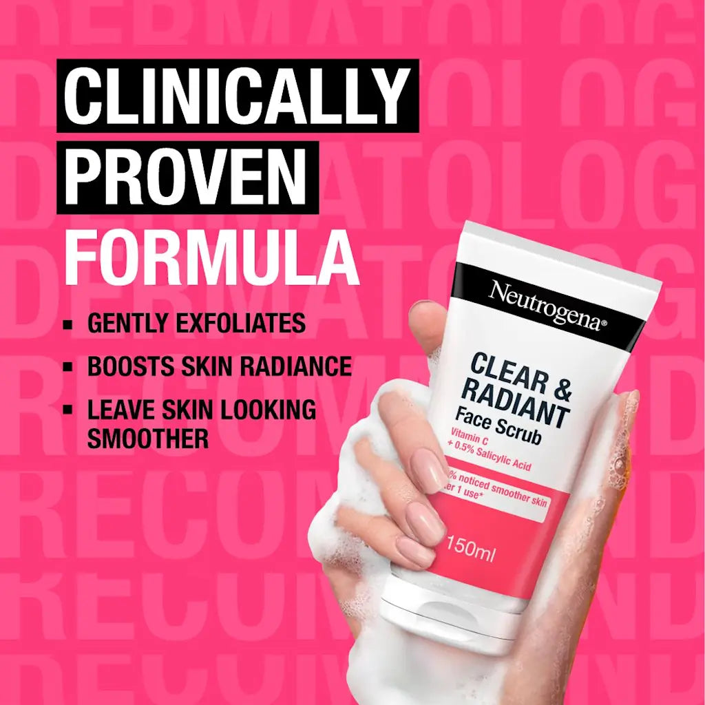 Neutrogena Clear & Radiant Daily Face Scrub