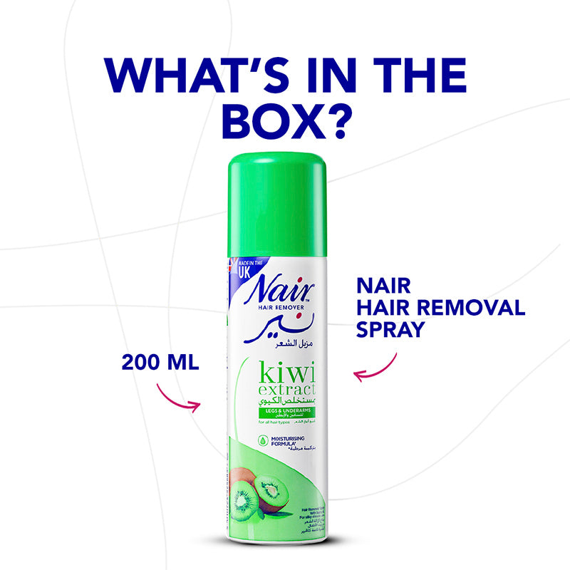 Nair Hair Remover Spray – Kiwi (200ml)