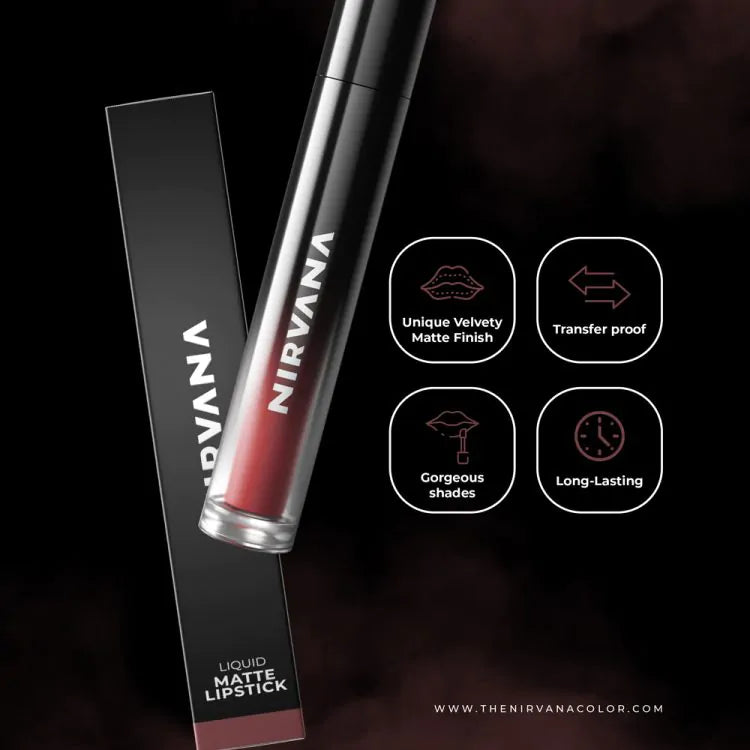 Nirvana Color Liquid Matte Lipstick – Sweet Sin L06