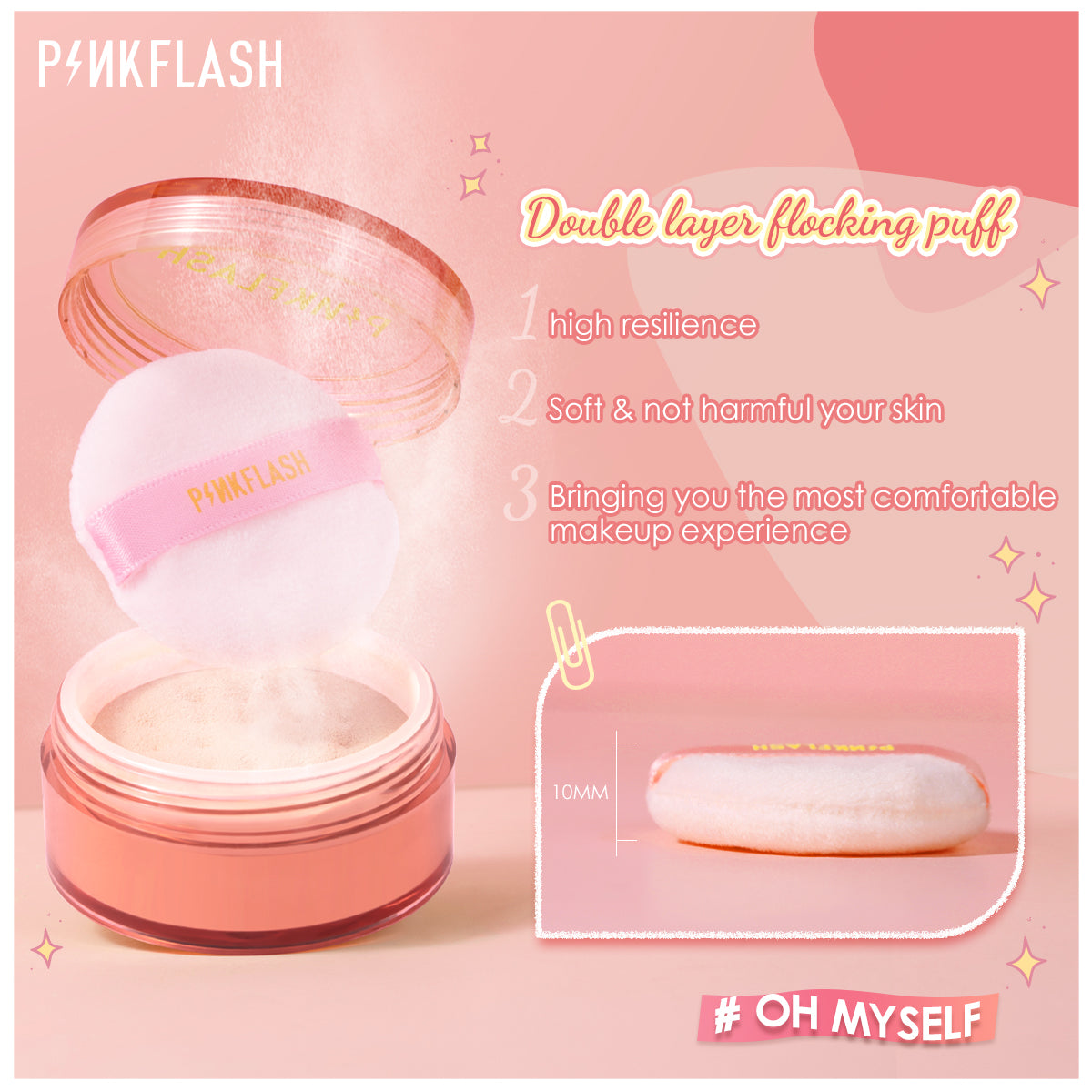PINKFLASH Lasting Matte Loose Powder - Shade 222