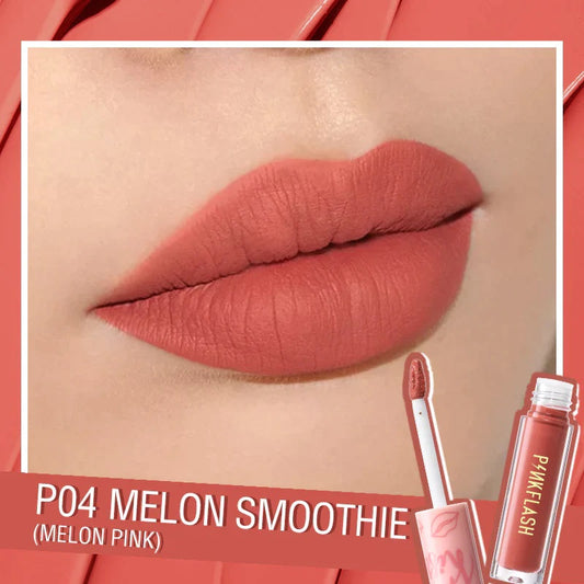 PINKFLASH Melting Matte Waterproof Lipcream - P04 Melon Smoothie