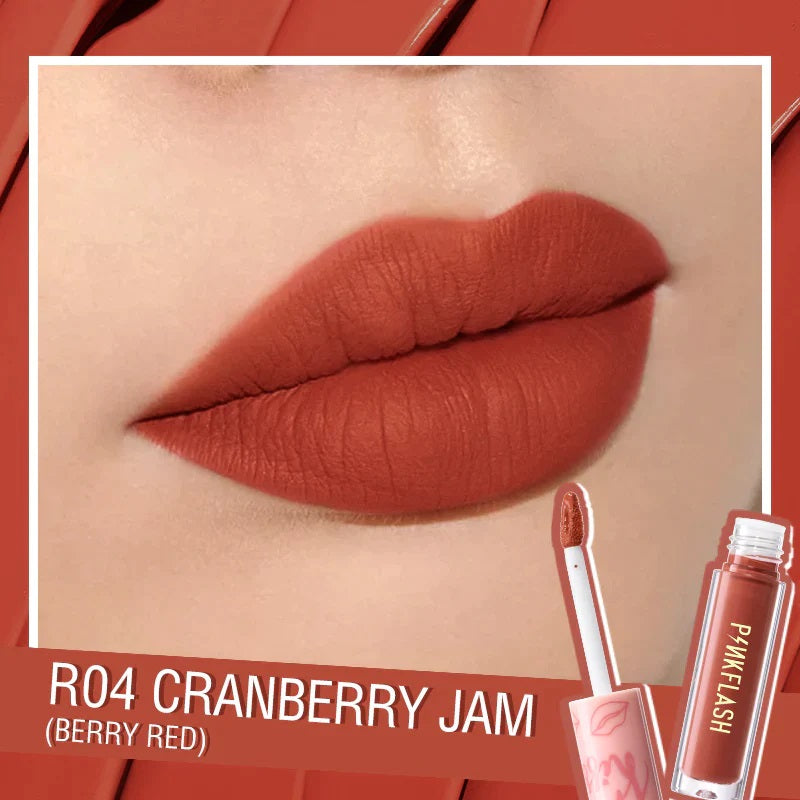 PINKFLASH Melting Matte Waterproof Lipcream - R04 Cranberry Jam