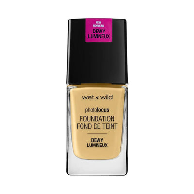Wet n Wild Photo Focus Dewy Foundation Golden Beige 28ml bottle