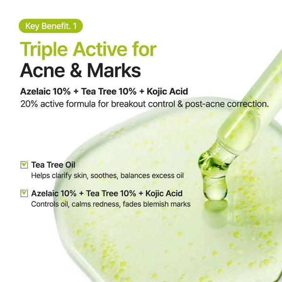 Purito Azelaic Acid 10 Kojic Tea Tree Serum 30ml