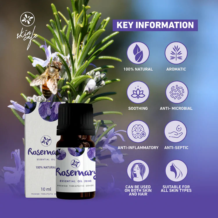 Skin Cafe 100% Natural Essential Oil – Rosemary (10ml)