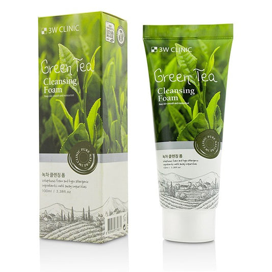 3W Clinic Green Tea Foam Cleansing (100ml)