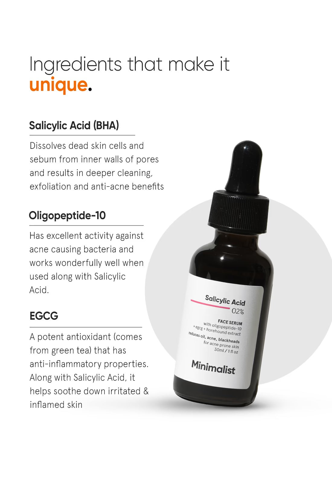 Minimalist Salicylic Acid 2% Serum (30ml)
