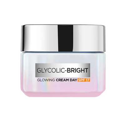 L'Oreal Paris Glycolic-Bright Glowing Day Cream SPF 17 50ml jar