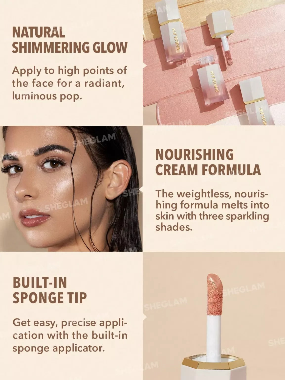 Sheglam Glow Bloom Liquid Highlighter (Tea Cake)