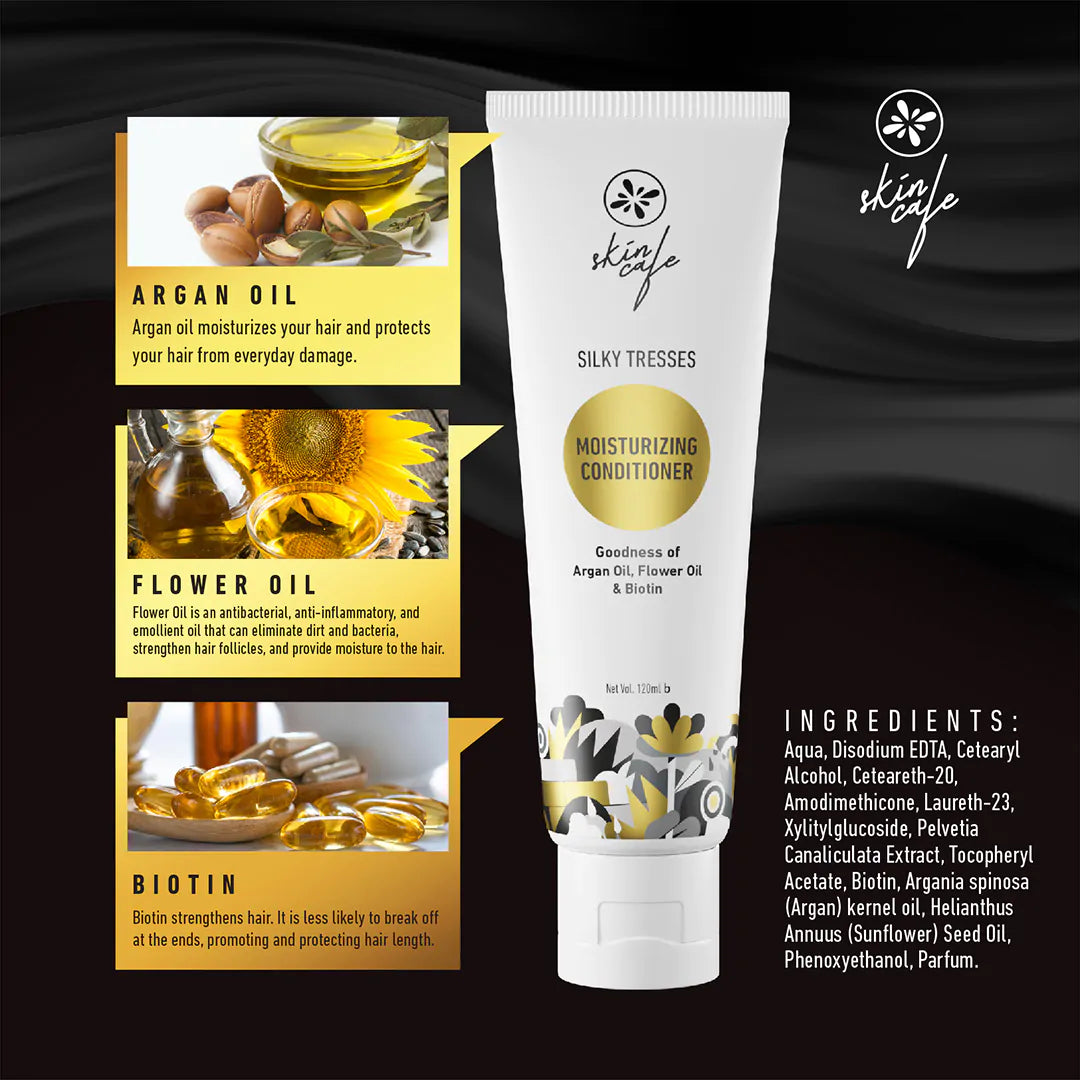 Skin Cafe Silky Tresses Moisturizing Conditioner (120ml)