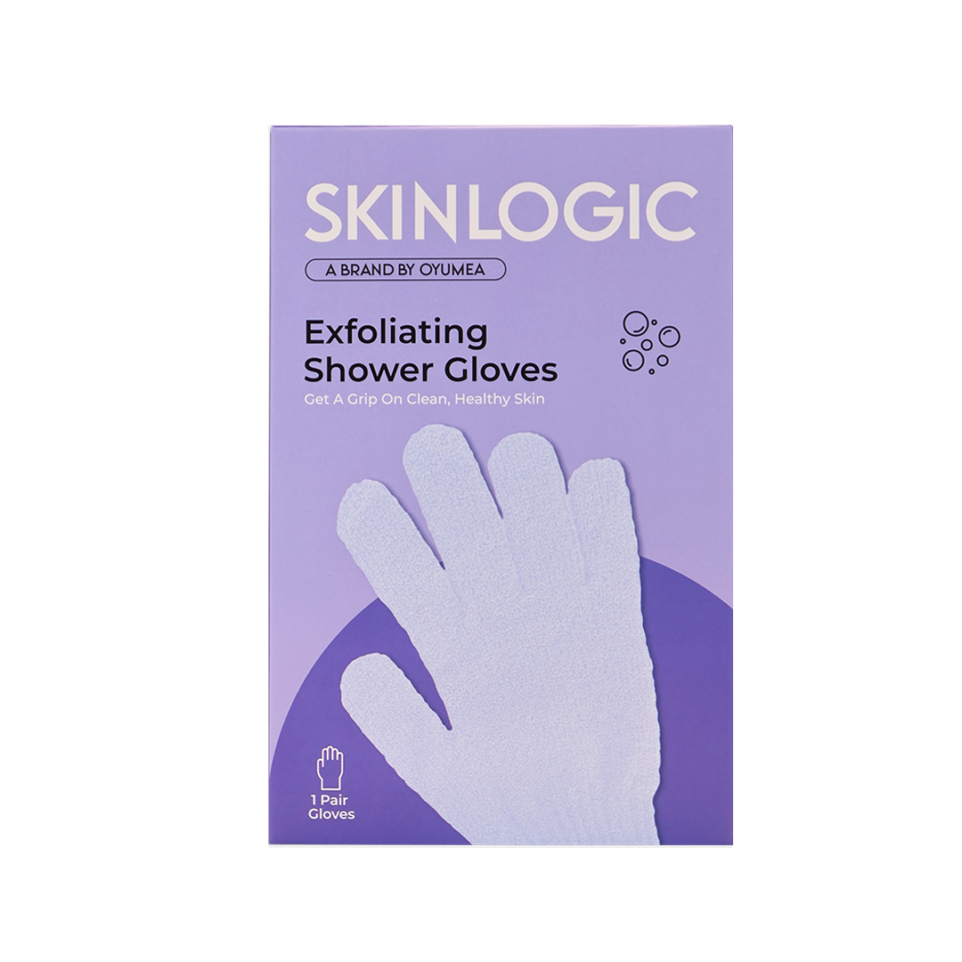 Skinlogic Bath Gloves 1 Pair Purple