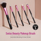 Swiss Beauty 5 Sticks Makeup Brushes - Pink 02