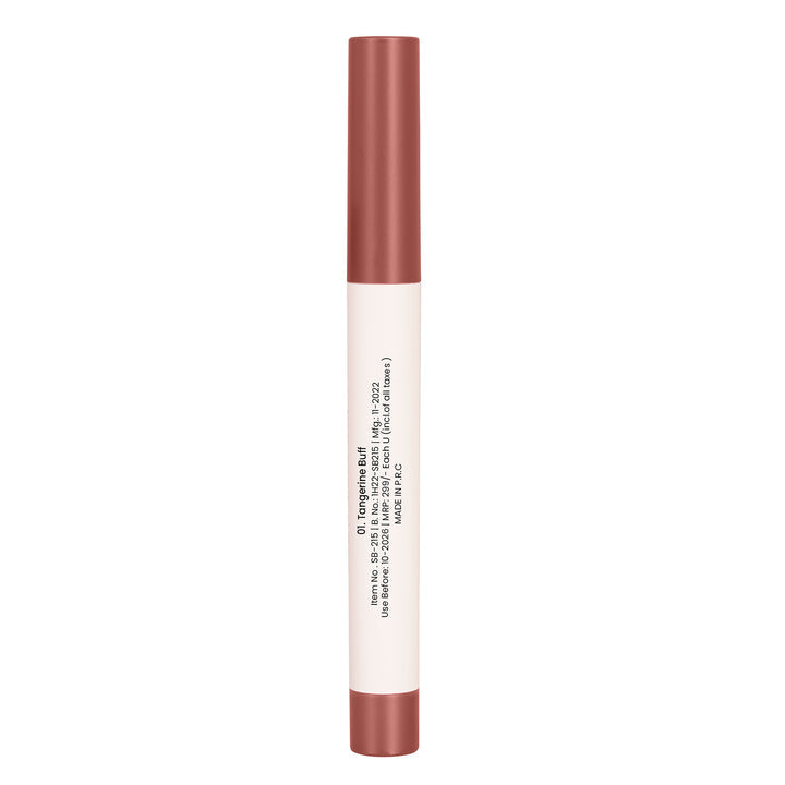 Swiss beauty Matte Cat Lip Crayon-01 (Tanggerine Buff)