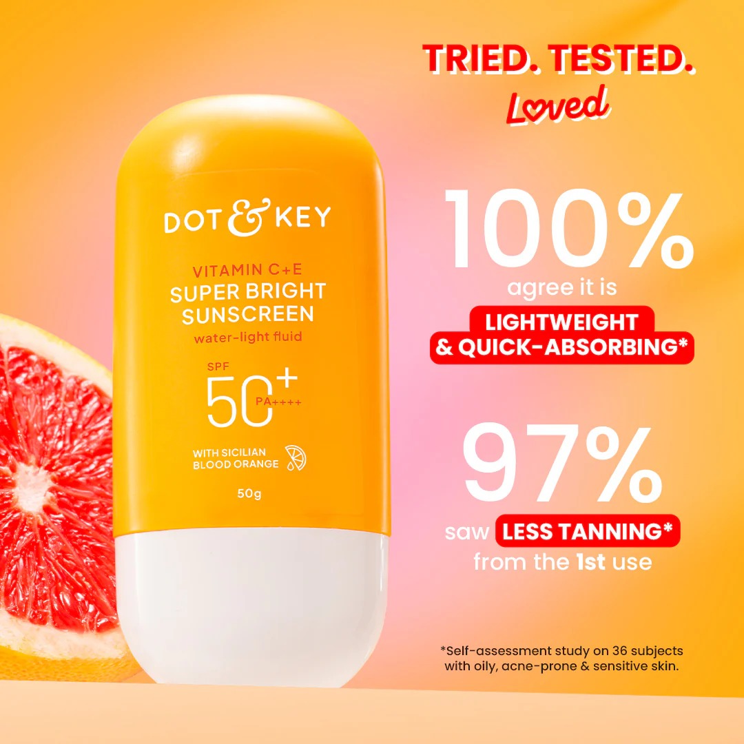 Dot & Key Vitamin C + E Sunscreen SPF 50+ PA++++ (80gm)