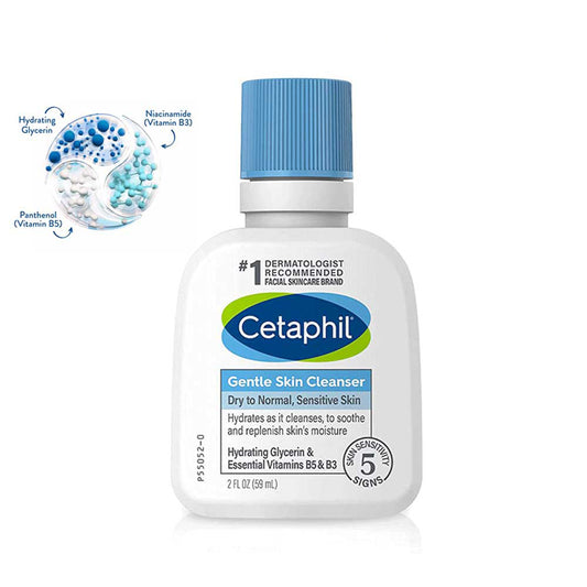 Cetaphil Gentle Skin Cleanser Dry to Normal & Sensitive Skin (59ml)