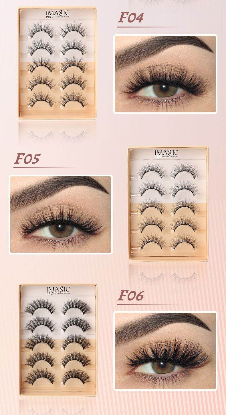 Imagic PROfessional Premium 3D Eyelashes 5 Pair (F03)