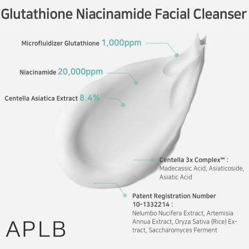 APLB - Glutathione Niacinamide Facial Cleanser (80ml)