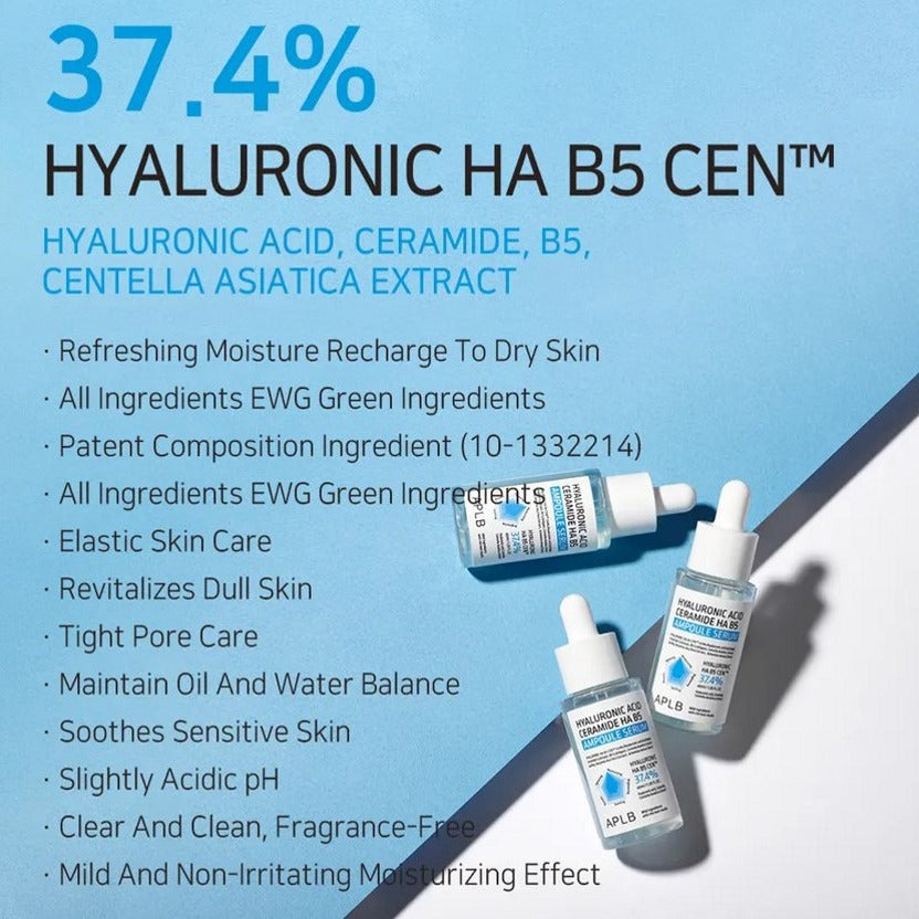 APLB - Hyaluronic Acid Ceramide HA B5 Ampoule Serum (40ml)