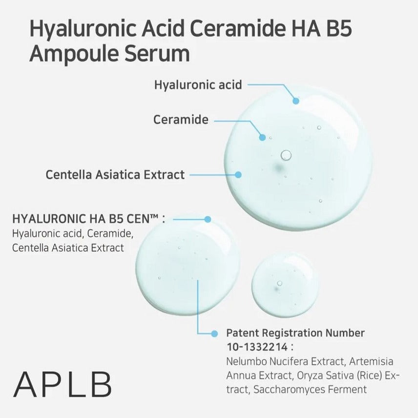 APLB - Hyaluronic Acid Ceramide HA B5 Ampoule Serum (40ml)