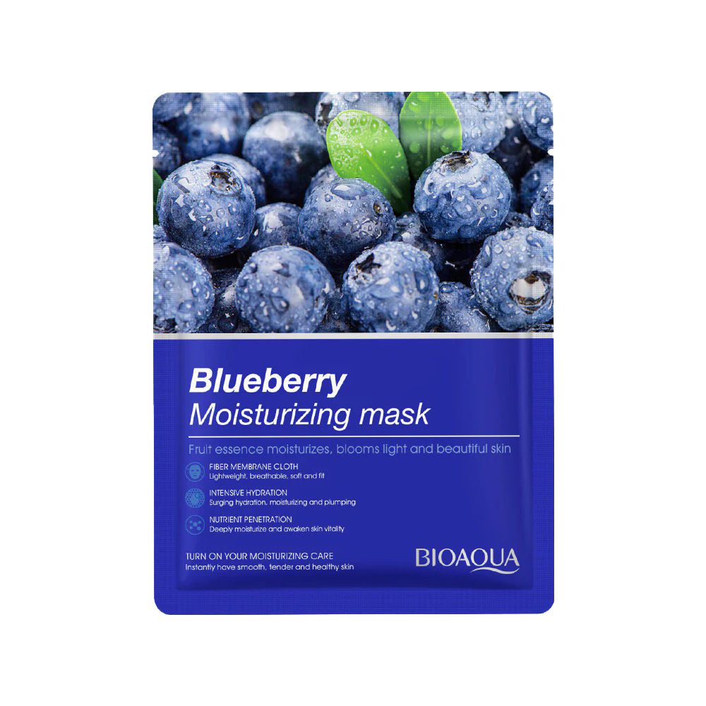 Bioaqua Blueberry Moisturizing Face Sheet Mask