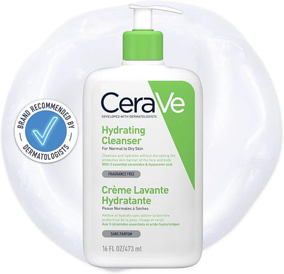 CeraVe Hydrating Cleanser normal to dry skin 473ml bottle