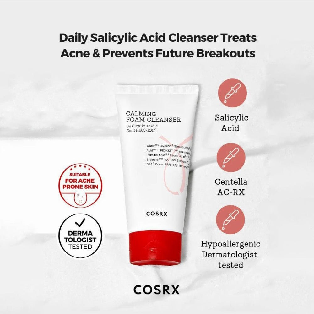 COSRX AC Collection Calming Foam Cleanser (50ml)