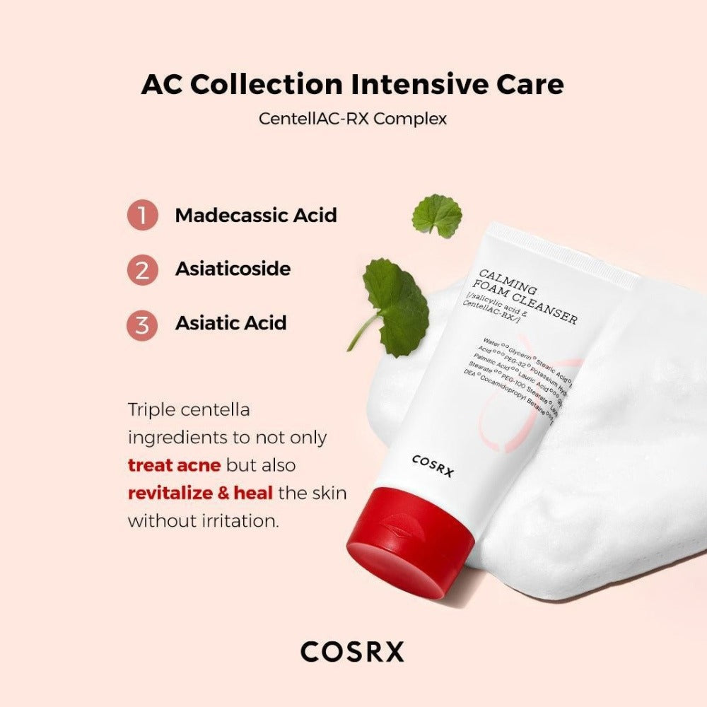 COSRX AC Collection Calming Foam Cleanser (50ml)