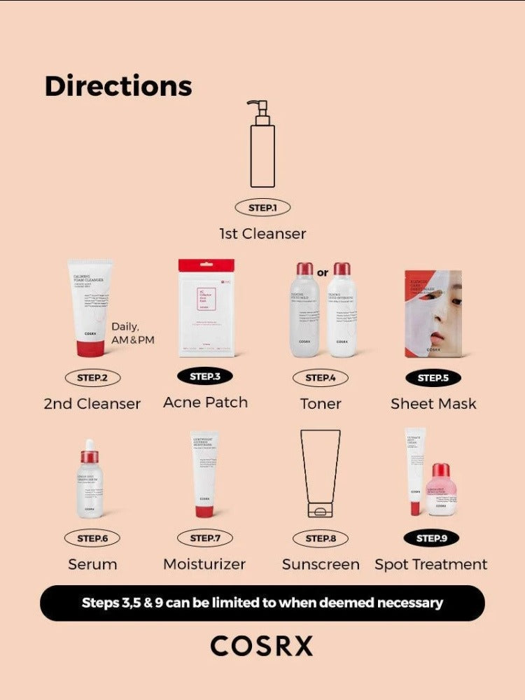 COSRX AC Collection Calming Foam Cleanser (50ml)