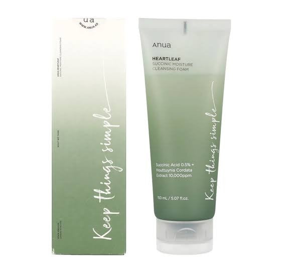 Anua Heartleaf Quercetinol Pore Deep Cleansing Foam (150ml)